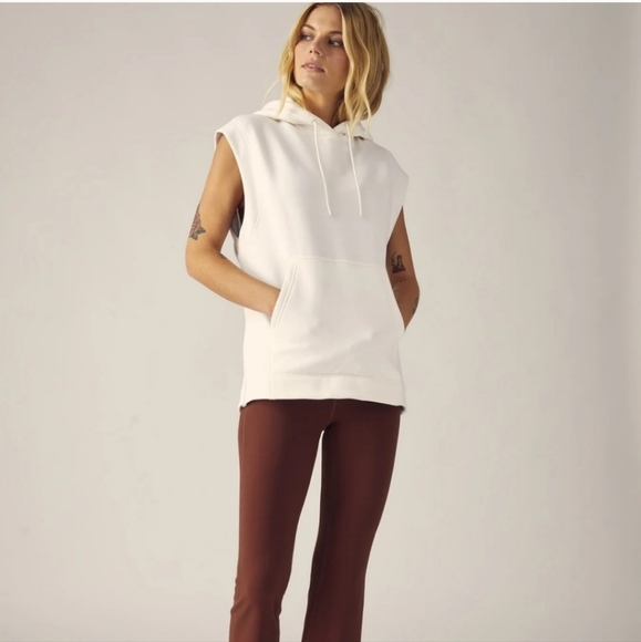 Athleta Retroplush Cocoon Hoodie Sweatshirt in Magnolia White Size S $109 - Picture 10 of 14